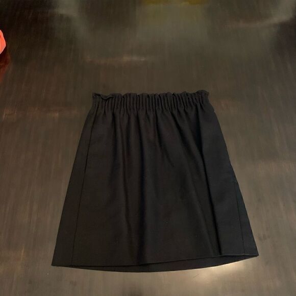 J.Crew Black Wool Sidewalk Skirt size 00 - Picture 3 of 3